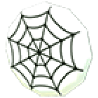 Eco White Spider Web Badge - Common from Hat Shop